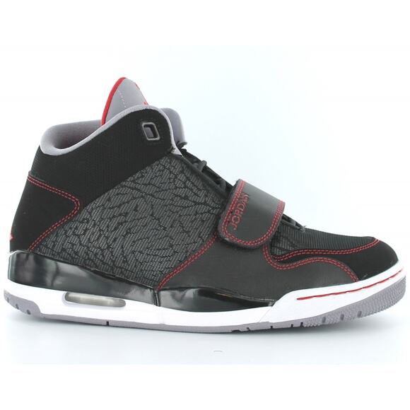 JordanFlightclub 90's Gym Red Black Basketball ShoesYOUTH 7
